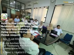 Rapat Fasilitasi Peraturan Bupati