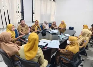 Menrima Kunjungan Bagian Organisasi Setda Enrekang